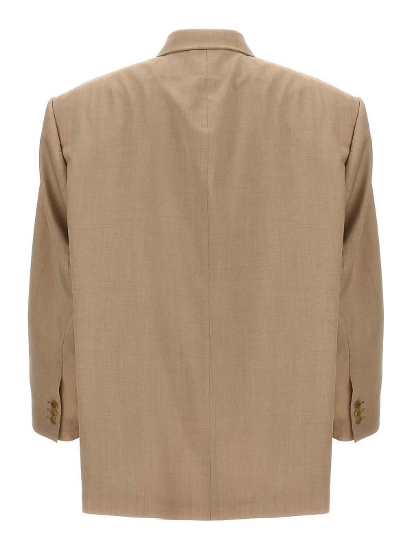 HED MAYNER: blazers online - Double-Breasted Wool Blazer