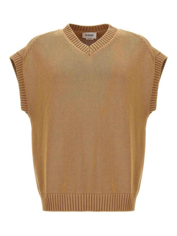 HED MAYNER: Chalecos - Chaleco - Beis