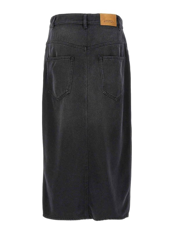 ISABEL MARANT: ニーレングススカート＆ミディ丈 online - 膝丈/ミディスカート - 黒