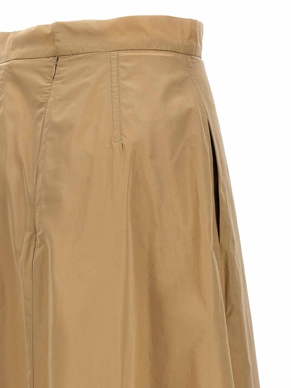 Langer Rock - Beige shop online: JIL SANDER