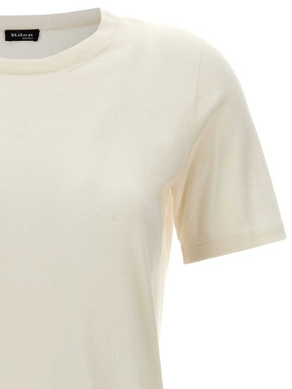 The Best Shops KITON: Camisetas - Camiseta - Blanco