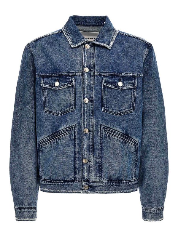 ISABEL MARANT: denim jacket - Jango Jacket