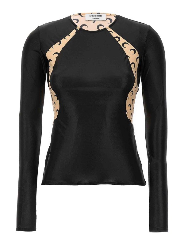 MARINE SERRE: トップス＆タンクトップ - トップ/タンクトップ - Draped