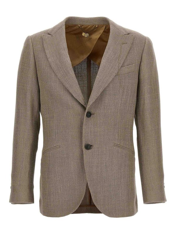 MAURIZIO MIRI: ブレザー - ブレザー - ベージュ