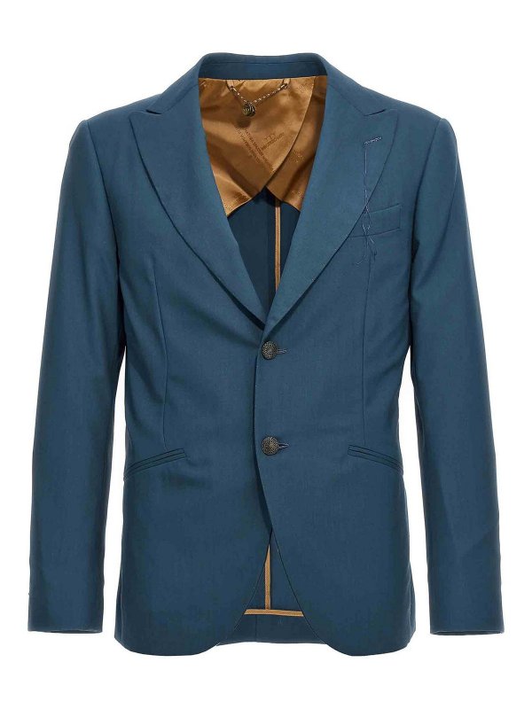 MAURIZIO MIRI: Vestes de costume - Blazer - Bleu