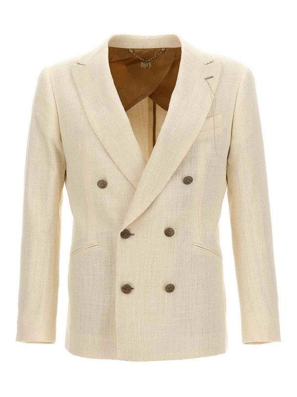 MAURIZIO MIRI: Blazer - Blazer - Blanco