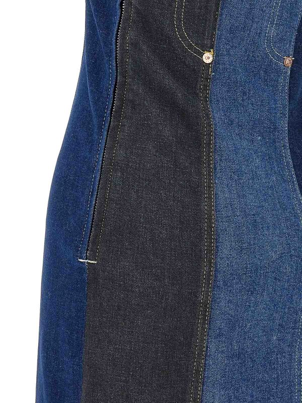 Patchwork Mini Dress shop online: MOSCHINO JEANS