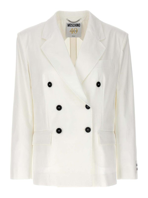 MOSCHINO: blazers - Double-Breasted Blazer