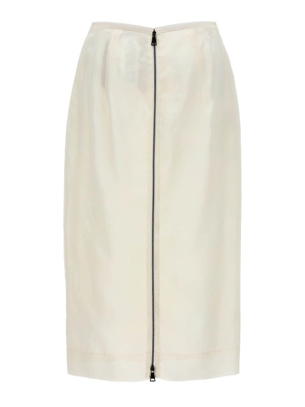 N°21: Knee length skirts & Midi online - Silk Longuette Skirt