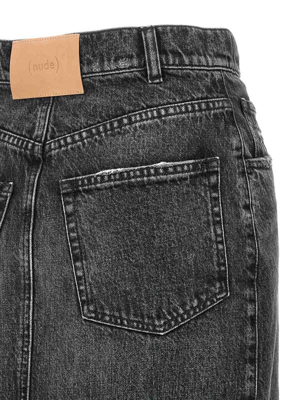 Jupe Midi - Noir shop online: Nude