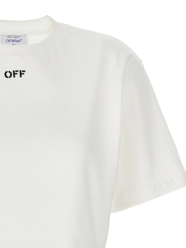 The Best Shops OFF-WHITE: T-shirts - T-Shirt - Weiß