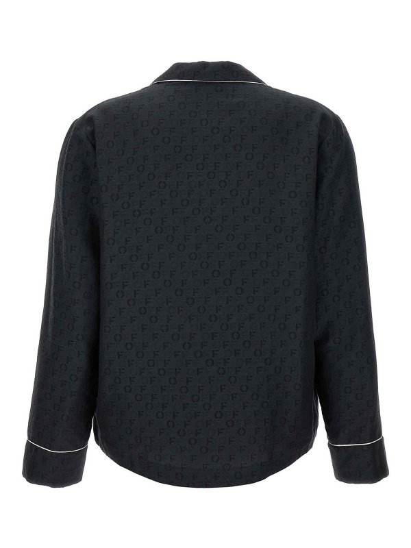 OFF-WHITE: shirts online - Off Jaquard Pajama Shirt