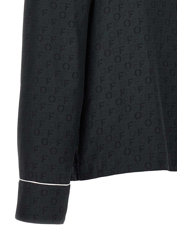 Off Jaquard Pajama Shirt shop online: OFF-WHITE
