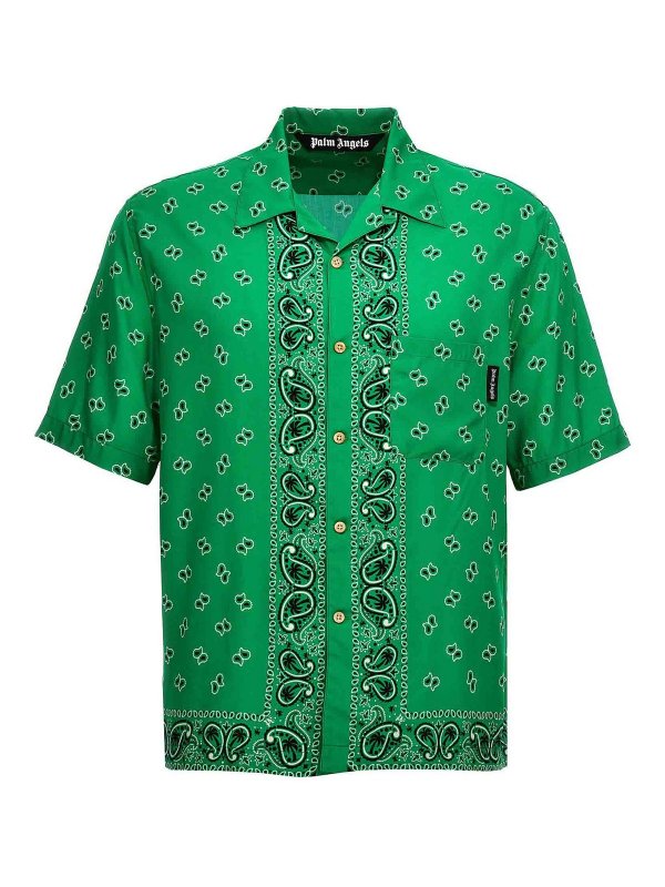 Palm Angels: Chemises - Chemise - Vert