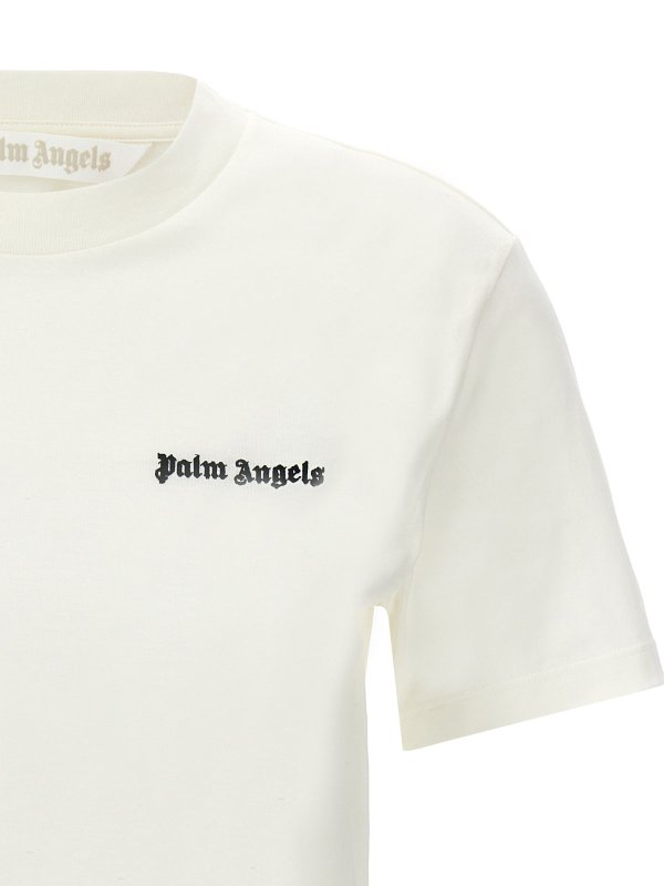 The Best Shops Palm Angels: T-shirts - T-Shirt - Weiß