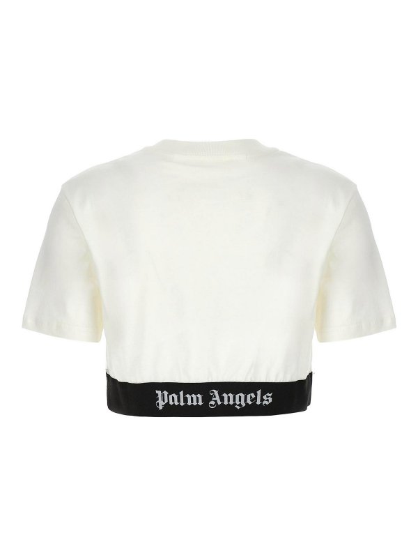 Palm Angels: T-shirts online - T-Shirt - Weiß