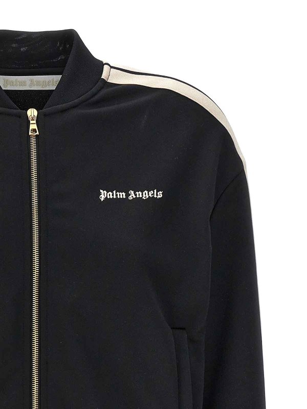 The Best Shops Palm Angels: Sweatshirts & Sweaters - Classic Track Sweatshirt