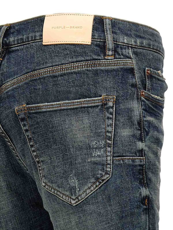 ストレートジーンズ - ブルー shop online: PURPLE BRAND