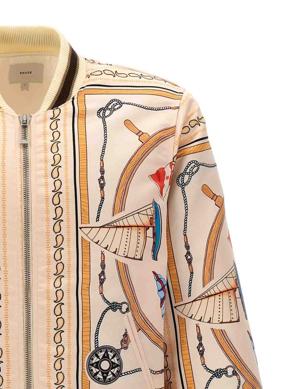 The Best Shops RHUDE: Chaquetas Bomber - Chaqueta Bomber - Multicolor