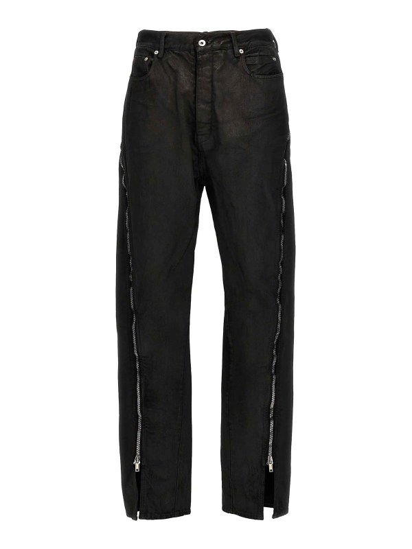RICK OWENS: Bootcut - Bootcut Jeans - Schwarz