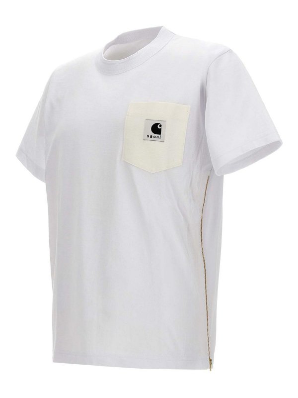The Best Shops Sacai: t-shirt - T-shirt in cotone