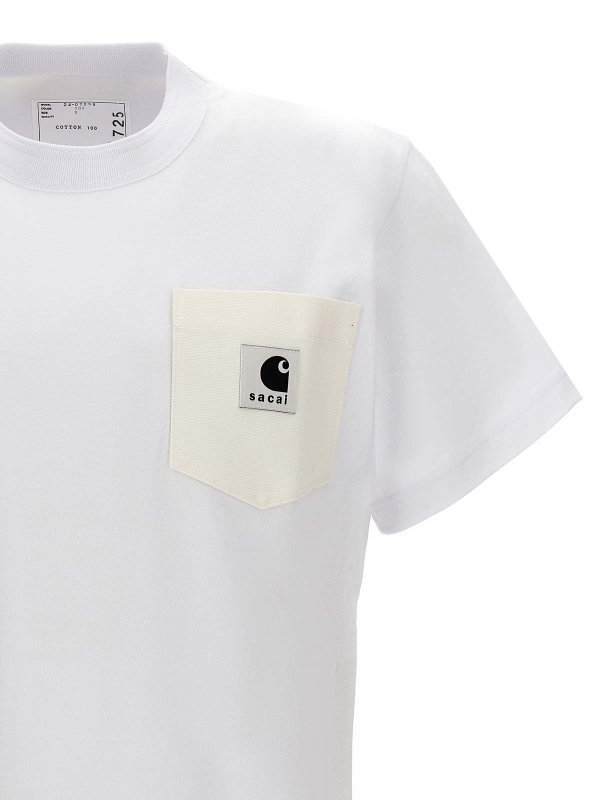 T-shirt in cotone shop online: Sacai