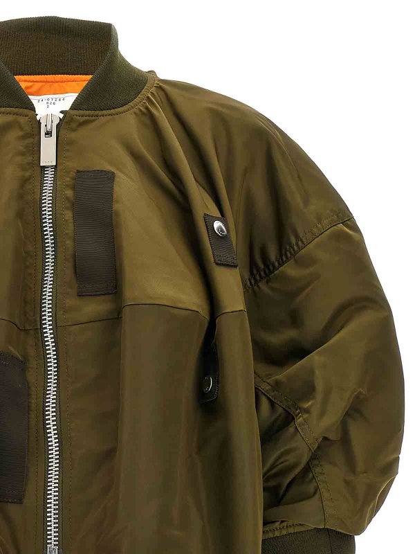 The Best Shops Sacai: ボンバージャケット - ボンバージャケット - 緑