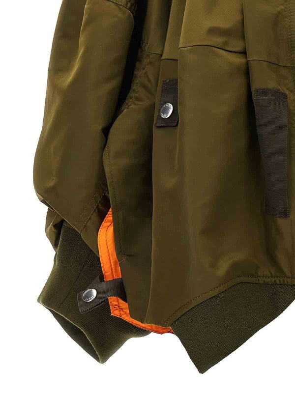 ボンバージャケット - 緑 shop online: Sacai