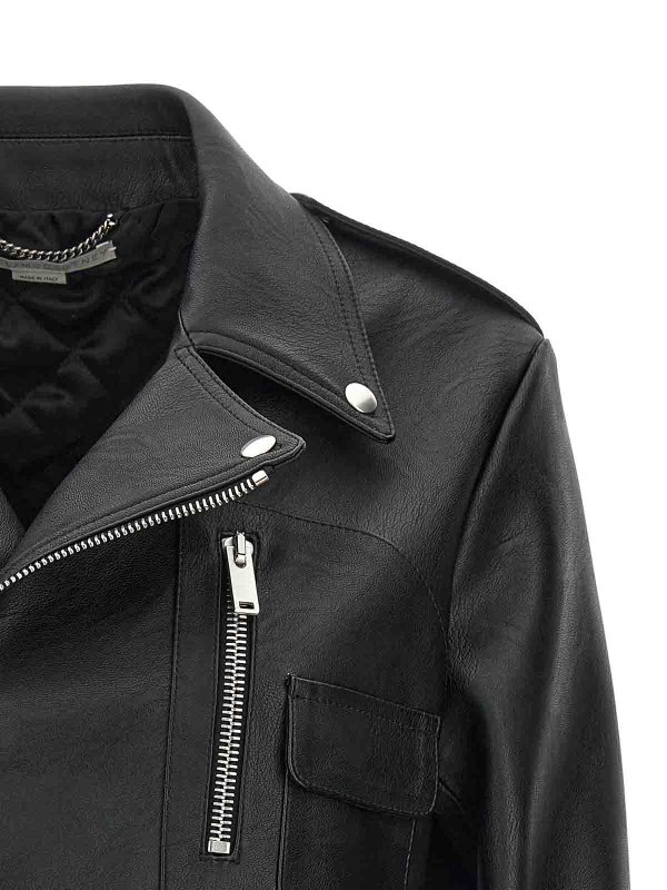 Blouson En Cuir - Noir shop online: ADIDAS BY STELLA MCCARTNEY