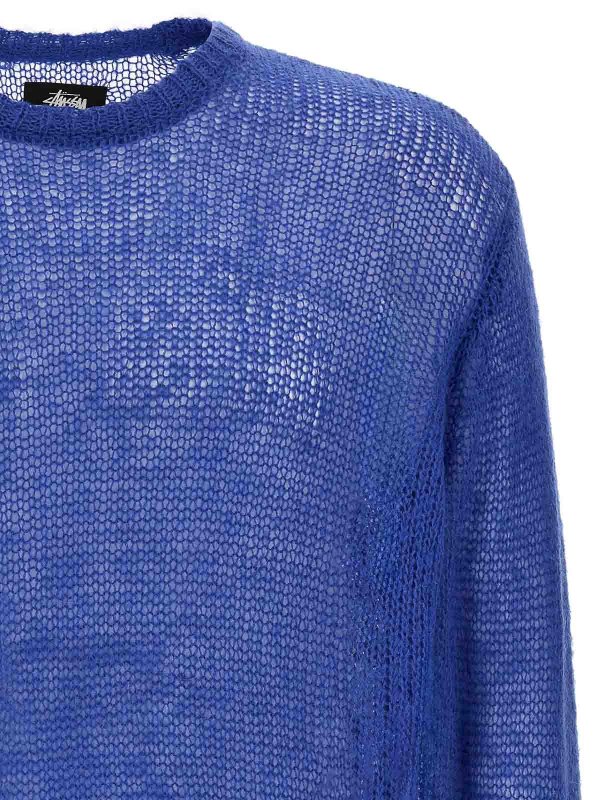 The Best Shops STUSSY: Pull col rond - Pull Col Rond - Bleu