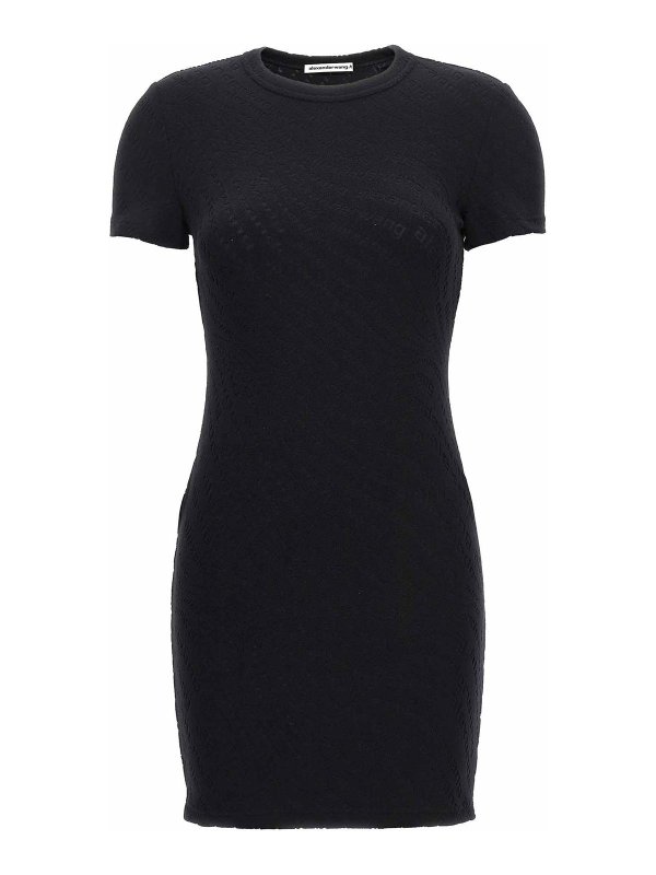T BY ALEXANDER WANG: knee length dresses - Logo Dress