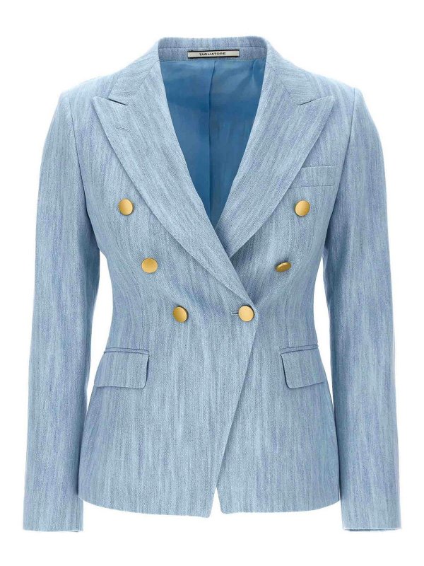 TAGLIATORE: Blazer - Blazer - Hellblau