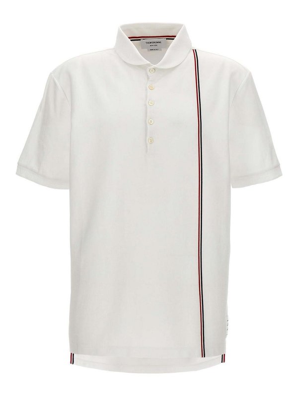 THOM BROWNE: Polos - Polo - Blanco