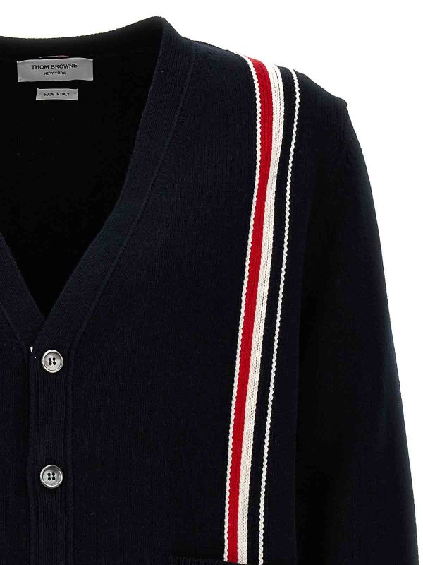 The Best Shops THOM BROWNE: Cardigans - Cardigan - Blau