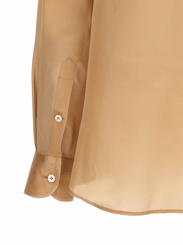 Pleated Plastron Shirt shop online: TOM FORD