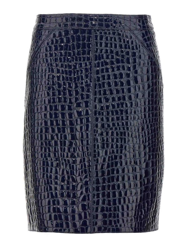 TOM FORD: Knee length skirts & Midi - Croc Print Skirt