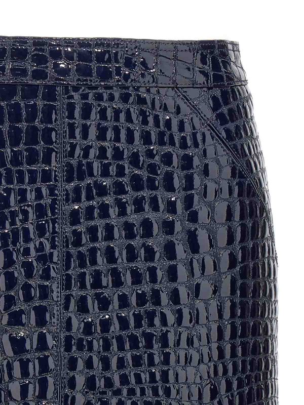 The Best Shops TOM FORD: Knee length skirts & Midi - Croc Print Skirt