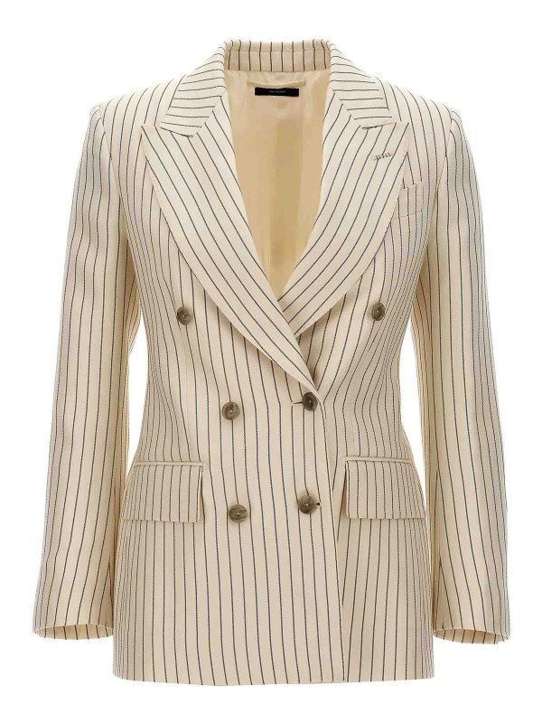 TOM FORD: Blazer - Blazer - Weiß