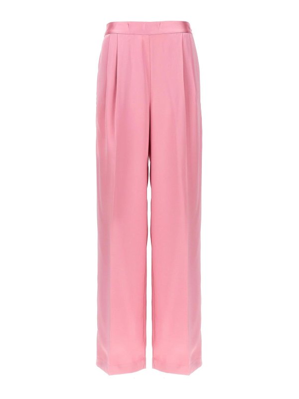 TWINSET: カジュアルトラウザー - カジュアルパンツ - ヌードカラー