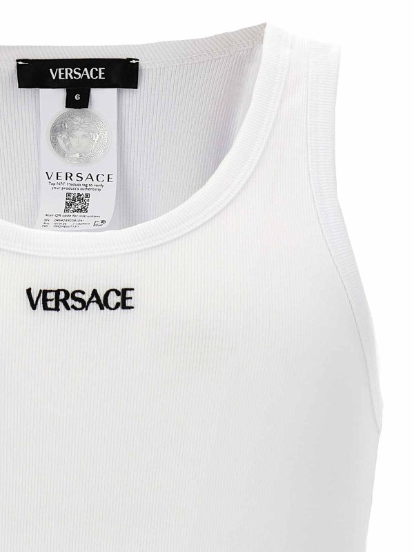 The Best Shops VERSACE: Tops & Débardeurs - Top - Blanc
