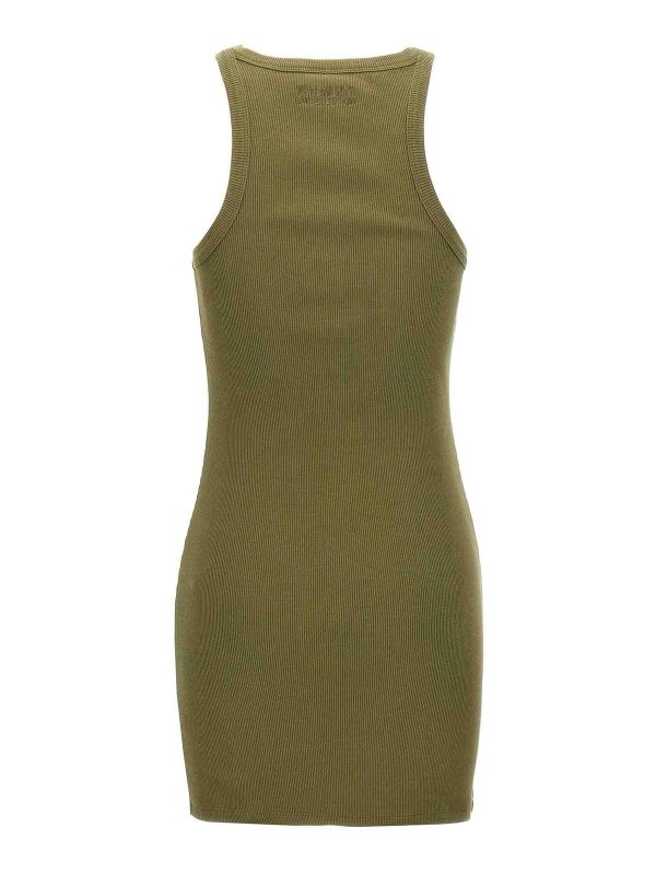 VETEMENTS: knee length dresses online - Racing Tank Top Dress
