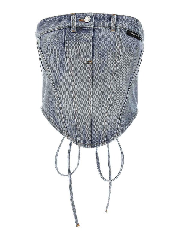 VETEMENTS: トップス＆タンクトップ - トップ/タンクトップ - ライトブルー