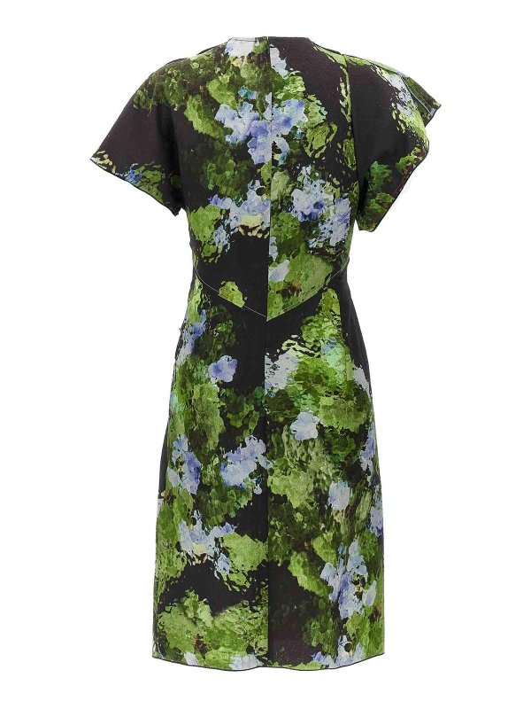 VICTORIA BECKHAM: short dresses online - Floral Printed Dress
