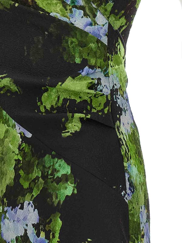 Floral Printed Dress shop online: VICTORIA BECKHAM