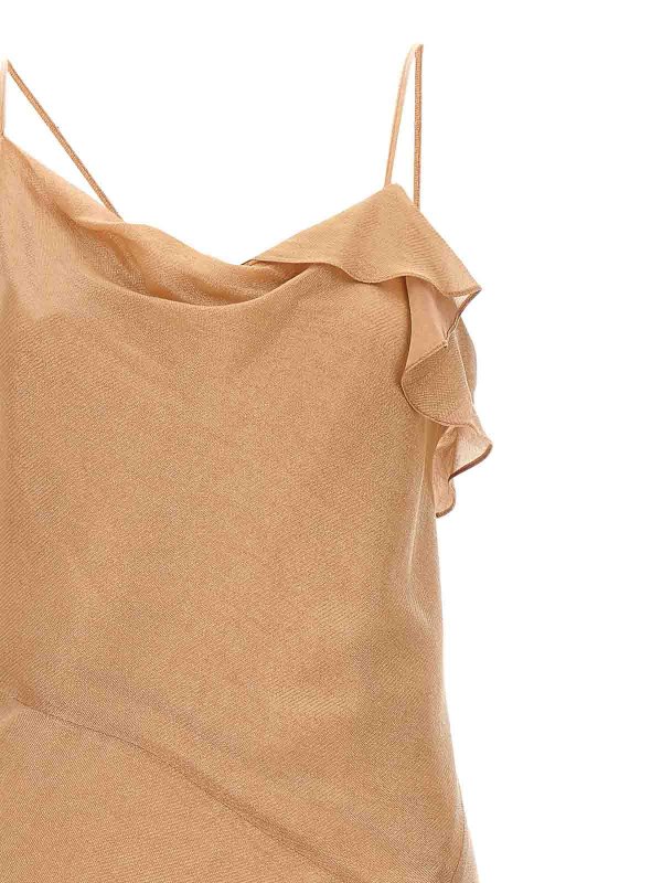 The Best Shops VICTORIA BECKHAM: knee length dresses - Bias Cami Slip Dress