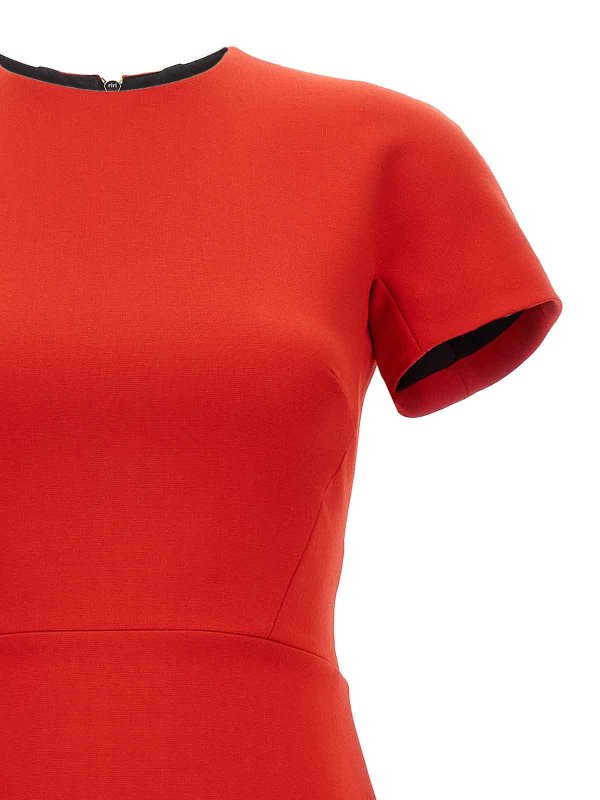The Best Shops VICTORIA BECKHAM: knee length dresses - Fitted T-Shirt Dress