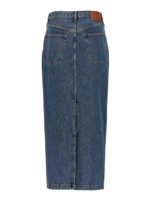 WARDROBE.NYC: ニーレングススカート＆ミディ丈 online - 膝丈/ミディスカート - ブルー