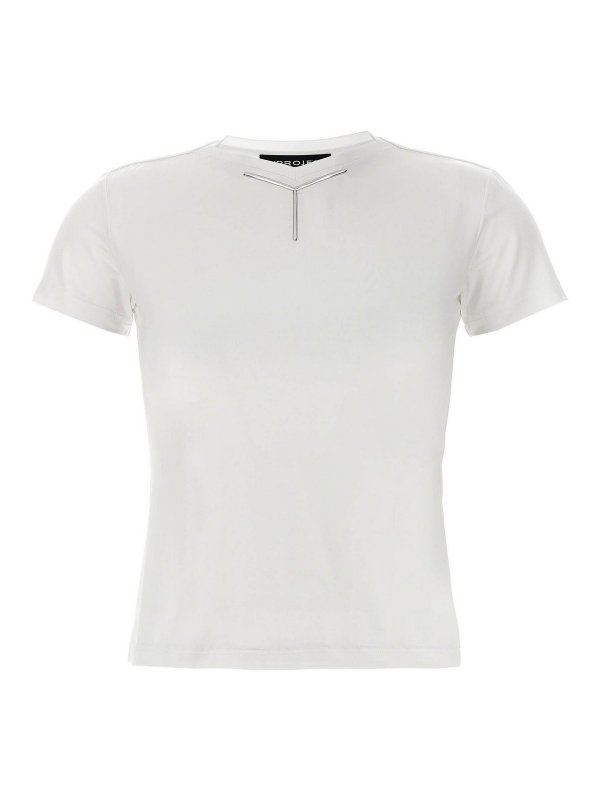 Y/PROJECT: T-shirts - T-Shirt - Weiß
