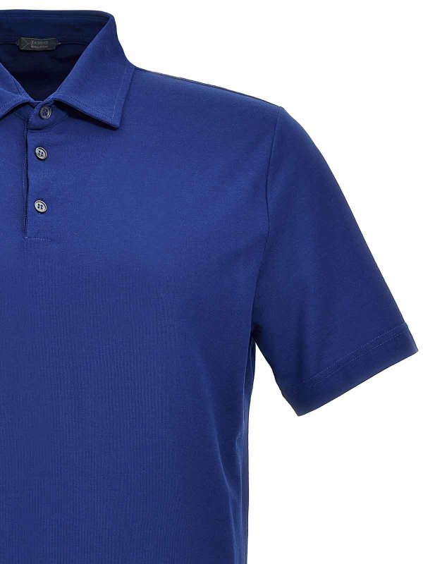 The Best Shops ZANONE: polo shirts - Ice Cotton Polo Shirt