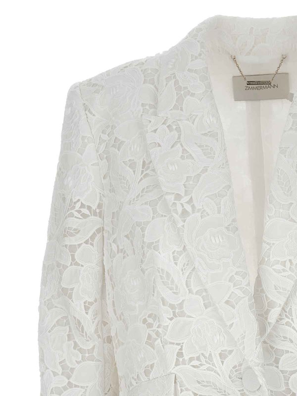 The Best Shops ZIMMERMANN: Blazer - Blazer - Blanco